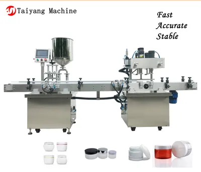 30-50 Bottle /Minute Filling Speed Double Head Cream Skin Care Filling Machine