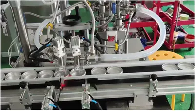 Automatic Bottle Cream and Cream Filling Machine for Servo Control