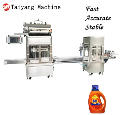 Automatic Two-in-One High Speed Double-Head Tracking Filling and Capping Machine