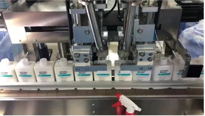 China Machinery Equipment Factory Ex-Factory Price Liquid Paste Type Double Head Filling Machine