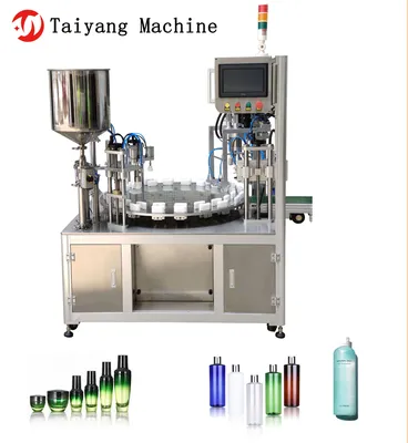Factory Prices for Small Bottles of Cosmetics Water Solvent Rotary Filling Machine