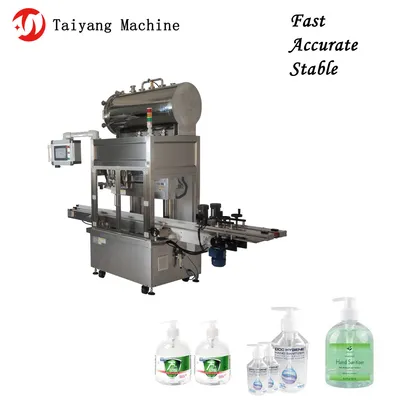 High-Capacity Plastic Bottle High Precision Filling Double Head and High Speed Cap Filling Machine