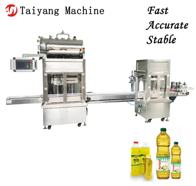 High Efficiency Automatic High Precision Double-Head Filling Machine Vegetable Oil Filling Machine