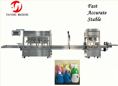 High Efficiency and High Speed Four-Head Fracking Filling and Capping Machine