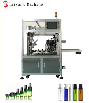 High Precision and Low Error Cosmetics Double - Head Rotary Liquid Filling Machine