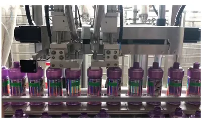 High Speed Automatic Servo Control Table Type Liquid Filling Machine
