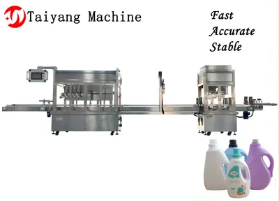 High Speed Four-Head Tracking Filling and Capping Machine with Reliable Quality