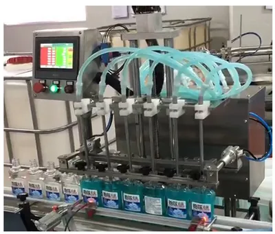 Integral Type Plastic Bottle Six-Head Water Filling and Capping Machine