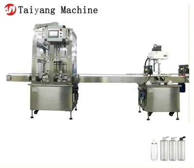 Liquid Glass Bottle Plastic Bottle Six Head Water Capacity Filling Machine