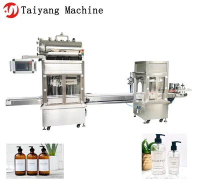 Power Saving Full Automatic Double-Head Liquid Filling and Capping Machine