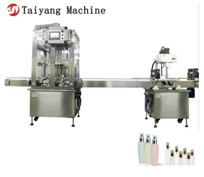 Servo Control Small Capacity Water Solvent Filling Machine