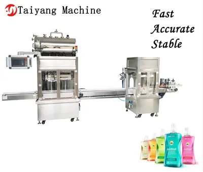Suitable for a Variety of Bottle - Type Double - Head Tracking Filling Capping Machine